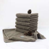 코튼알리오 호텔수건 럭셔리 170g 30수 면사 고급타올 국내생산 두꺼운수건 도톰한타올 5장 10장, 코코아
