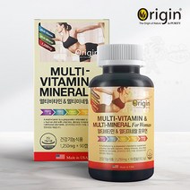1+1 행사//오리진멀티비타민앤멀티미네랄 포우먼 (90정+90정)180정/6개월분, 2개, 2개