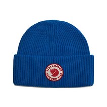 FJALLRAVEN 피엘라벤 1960 스웨덴 로고 비니 알파인 블루 햇 겨울 방한 모자 스키 캠핑 여행 하이킹 등산 낚시 아웃도어 스포츠
