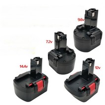 보쉬호환 전동 충전 드릴 충전기 배터리 GSR 7.2v 9.6v 12v 14.4v, 9.6v 2.0아 (2000mAh)