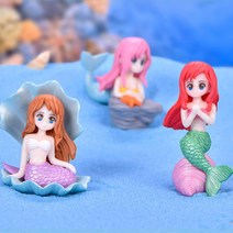 인어공주 4종 테라리움 수족관 DIY 만들기 재료 미니어처, 5.4종 세트 구매