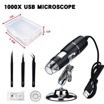 USB현미경 모니터 확인 확대경 1600x 1000x 핸드 헬드 휴대용 디지털 인터페이스 전자 8 led 브래킷, 금속 브래킷 4