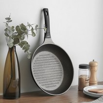 모던 블랙 고급스러운 IH 그릴 프라이팬 28cm