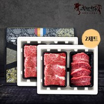[힘찬한우] 구이32호 선물세트 800g 1+등급 X 2박스, 2개