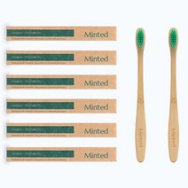 [민티드] 대나무 칫솔, 1개, 8개