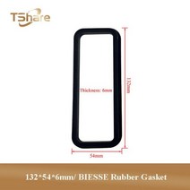 라우터 센터용 고무 가스켓 빨판 흡착 진공 씰링 링 개, 132x54x6mm
