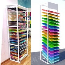 도화지보관함 미술실 문구점 그림 수납함 케이스, 60x40x1.6미터 흰색 14겹, 60x40x1.6미터 흰색 14단