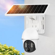 V380 실외 스마트 무선 이중렌즈 CCTV 홈카메라 P9 4G 태양열판, 본체+32G