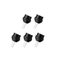 납땜 제거 인두기 더블 링 디 솔더링 흡입 펌프 플라스틱 강력한 솔더 흡입 진공 빨판 desolder gun pompe a dessouder, 단 5개의 노즐