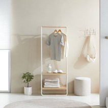 모던하우스 강남점 가구 데일리 우드선반 2단 행거 W610