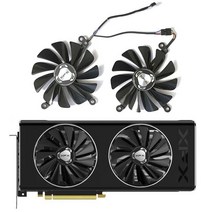 RX5700 XT GPU 팬 XFX Radeon RX DD Ultra THICC II 그래픽 카드용 4PIN 95MM CF1010U12S, 01 CF1010U12S