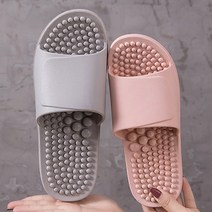 지압슬리퍼 발 지압 슬리퍼 거실 실내 발바닥 건강 실내화 D942, 블랙 270-275/44-45, 1개