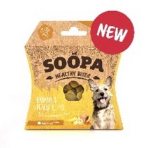 SOOPA 강아지 헬시바이트 간식 50g, 6개, 바나나 & 땅콩버터