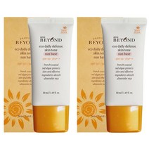비욘드 에코 데일리 디펜스 스킨톤 선 베이스 50ml(SPF50+) 2개