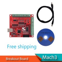 모터 전기모터 cnc usb mach3 100khz 브레이크 아웃 보드 4 축 인터페이스 드라이브 모션 컨트롤러 비행 조각 카드 조각 기계 마더 보드