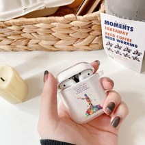 에어팟 프로2 무선 충전 케이스 거치대에어팟 케이스 만화 어린 왕자 TPU 실리콘 블루투스 1/2 프로 3, 04 T543_04 For Airpod 3