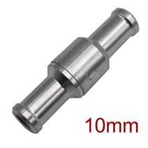체크밸브 볼 게이트 pvc 배관부속10mm 체크 밸브 브레이크 서보 부스터 리턴 없음 인라인 편도 밸브 비 리, 한개옵션0