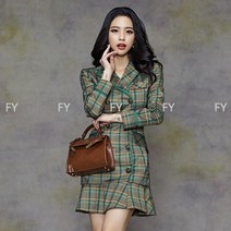 쥬다 여성 가을신상 채킷 저스트 자켓 미니원피스JD8507