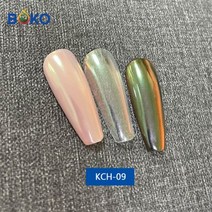 Boko도매 0.2 그람 오로라 파우더 카멜레온 매니큐어 플래시 크롬 네일 접착제 원료 편광 네온 안료 인어, KCH-09