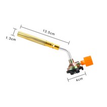 야외 캠핑 부탄 버너 용접 가스 토치 불꽃 총 Brazing Flamethrower 바베큐 휴대용 납땜 열 장비, 한개옵션0