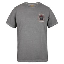 본프리 커스텀 피그먼트 워싱 반팔티 오토바이 바이크 의류 상의 티셔츠