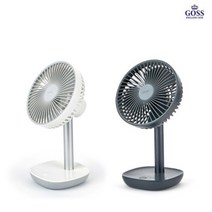 고스 제크롤 무선선풍기 GSF-2906, 화이트, 선풍기2906