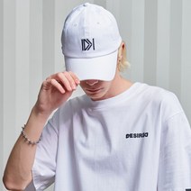 데시레드 스크래치 볼 캡 - 화이트 125240