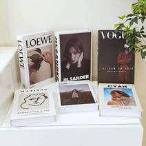[wb] 킨포크 모형잡지 6개 세트 로에베 셀린느 인테리어 잡지 질샌더 보그 패션 잡지 촬영용 소품, B타입