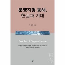 분쟁지명 동해 현실과 기대, 상품명