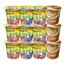 메리박스 컵라면세트 컵누들(매콤한맛3 우동맛3 매콤찜닭맛3) 누들핏(어묵탕맛3), 1세트