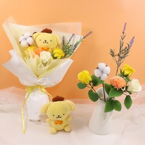 플라워 산리오인형 꽃다발 졸업 입학 축하 학예회, 02)폼폼푸린