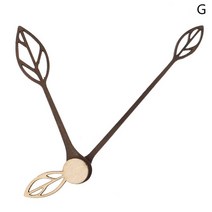 호두 벽시계 포인터 DIY 시침 분침 초침 부품 1214 인치 호두 단단한 나무 벽시계 바늘, G