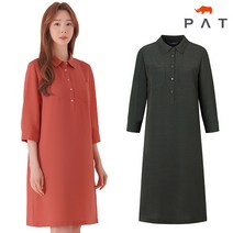 PAT 린넨혼방 반오픈 원피스 1G42801