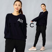 스타캣 필라테스복 필라테스운동복 루즈핏맨투맨 YOPT51H3