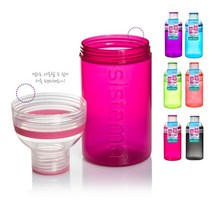 MP9_(시스테마) 스크류 탑 트리오 보틀 소 480ml HP+BPAFree 단백질 쉐이커 물통 플라스틱 헬스 운동 물병 보틀 보충제 +84318ep hantrading*4143971Au, 퍼플