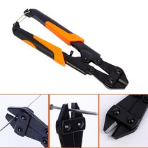 자물쇠절단기 인치 스틸 볼트 커터 스틸 바 클램프 플라이어 핸드 툴 와이어 스트리핑 툴, 한개옵션0
