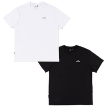 아이더 아이더(EIDER) 신상특가 남성용 반팔 라운드 2PACK 세트 블랙&화이트 기본스타일 등산 스포츠 워킹 캠핑 야외활동 아웃도어 DMM23291 POP 2 PACK α 티셔츠 Z1