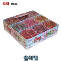 토이파크 과일속 슬라임 9개입 과일토핑 만들기재료 촉감놀이 액체괴물 KC인증상품