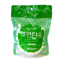 코스트코 코인티슈 (100개/200개/300개 옵션) 미니약과 1개 서비스 압축티슈 동전물티슈 일회용행주 물티슈, 3봉, 100개입