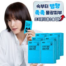 웰릿 아쿠아필름 저분자 히알루론산 고함량 120mg 콜라겐 엘라스틴, 4.48g, 6개