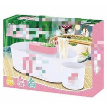 회접초밥기계 기차 빙글 트레이 미니 가정용 대형 회전식 업소용 새로운 회전 목마 초밥 기계 회전 디저트 테이블 초밥 디스플레이 스탠드 파티 파티 전기 시뮬레이션 장난감., 멜로디 냉면 기계