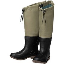 프록스 Prox 테프론 폴리에스테르 웨이더 부츠 낚시 장화 방사형, S사이즈, 그린 베이지