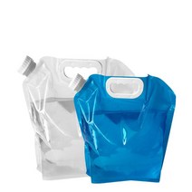 Helmet 워터백 비상급수 접이식 멀티 물통 캠핑용 휴대용, 블루10L, 1개