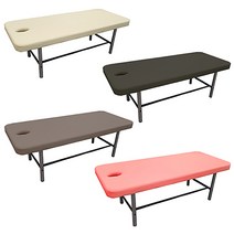 베드연구소 미용베드 마사지침대 경락베드 국내생산제작, 아이보리, 1800x800x700, 열선없음