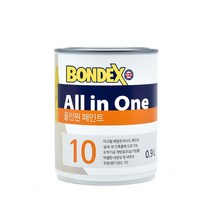 본덱스 올인원 페인트 (0.9L) 아크릴 수성페인트 건물외벽 베란다 실내외, 댄스홀