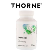 Thorne Research Glutamine L 글루타민 아미노산 운동선수 영양제 90 캡슐