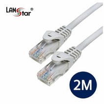 라인업시스템 UTP CAT.6 다이렉트 랜 케이블 2M, 그레이, 1개