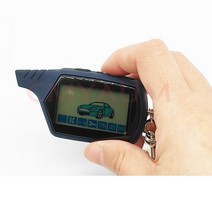 자동차 원격시동 스마트키 경보기 LCD 원격 제어 키 체인 2 웨이 자동차 도난 방지 경보 시스템 Starline A, 한개옵션0