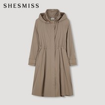 SHESMISS_02 [쉬즈미스] 탈착 후디 스트링 롱 점퍼_SWWJPM31030_DB