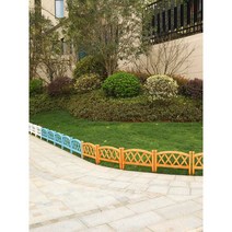 화단경계 나무 텃밭 넝쿨 정원 펜스, 곡선마름모작은울타리다이아몬드화이트